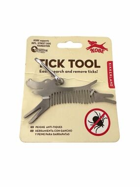 Kobe Stainless Steel Tick Tool - Silver
